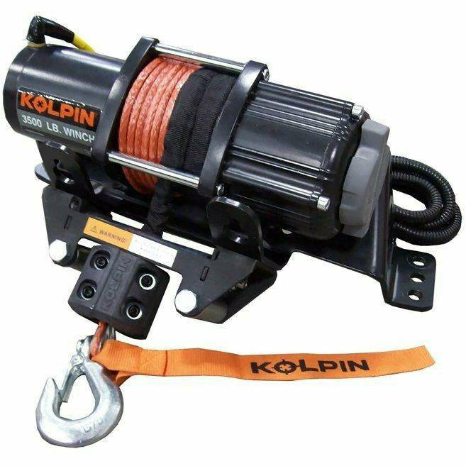 Kolpin Polaris Ranger Quick Mount Winch 3500 lb Synthetic Rope