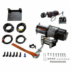 Kolpin Winch Kit - 2500 lb - Steel Cable