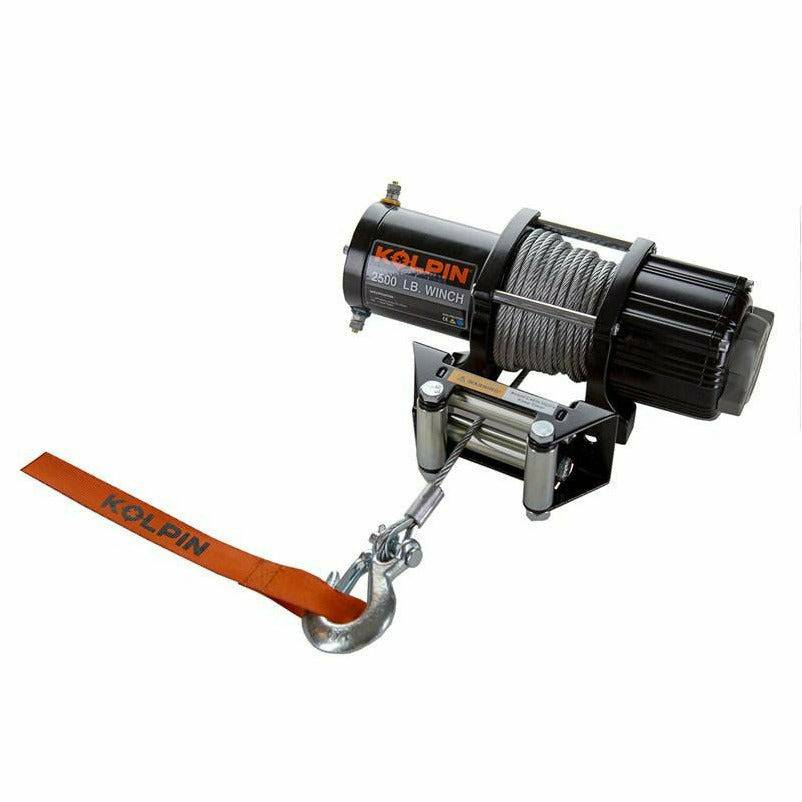 Kolpin Winch Kit - 2500 lb - Steel Cable