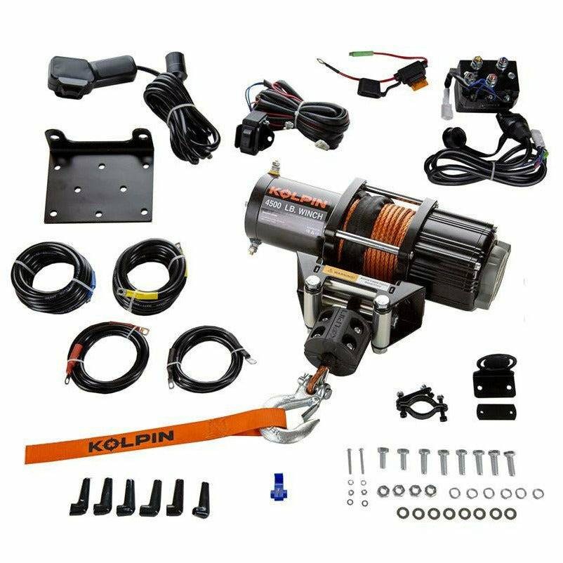 Kolpin Winch Kit - 4500 lb - Synthetic Rope