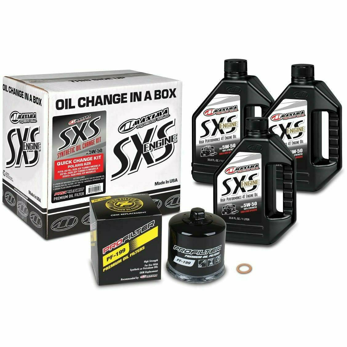 Maxima Racing Oil Polaris Turbo Quick Change Kit 5W-50