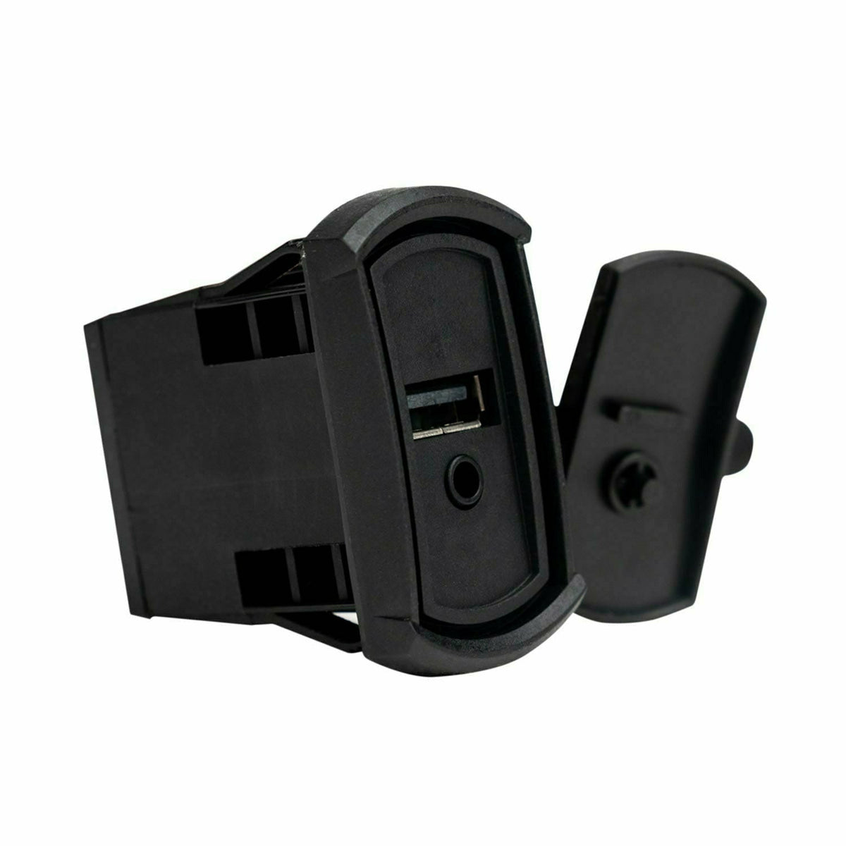 MB Quart Dash Mounted USB Charge Port with 3.5 mm Audio Input