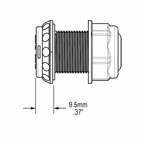 MB Quart Dash Mounted USB Charge Port with 3.5 mm Audio Input