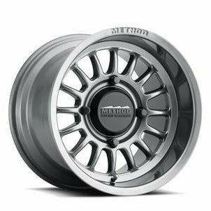 Method Race Wheels 411 Bead Grip (Gloss Titanium)