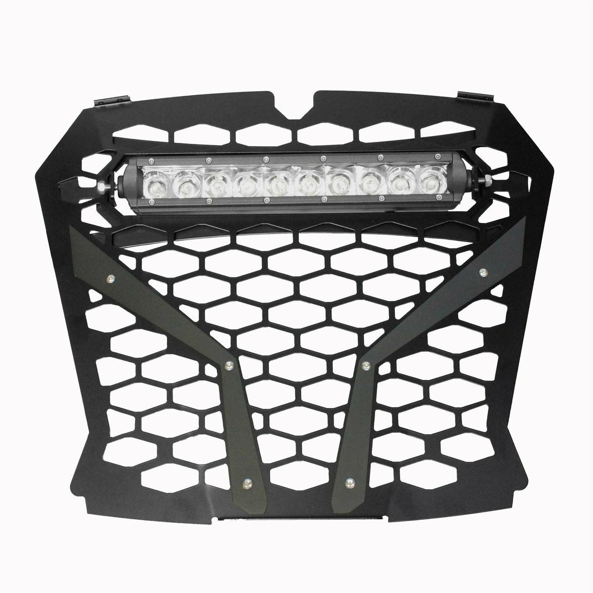 ModQuad Polaris RZR XP Turbo S Front Grill with Light Pocket