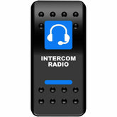 Moose Utility Intercom Radio Rocker Switch (Blue)