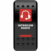 Moose Utility Intercom Radio Rocker Switch (Red)