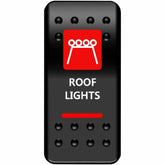 Moose Utility Roof Lights Rocker Switch (Red)