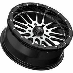 MSA Wheels M37 Brute Beadlock Wheel (Gloss Black Machined)