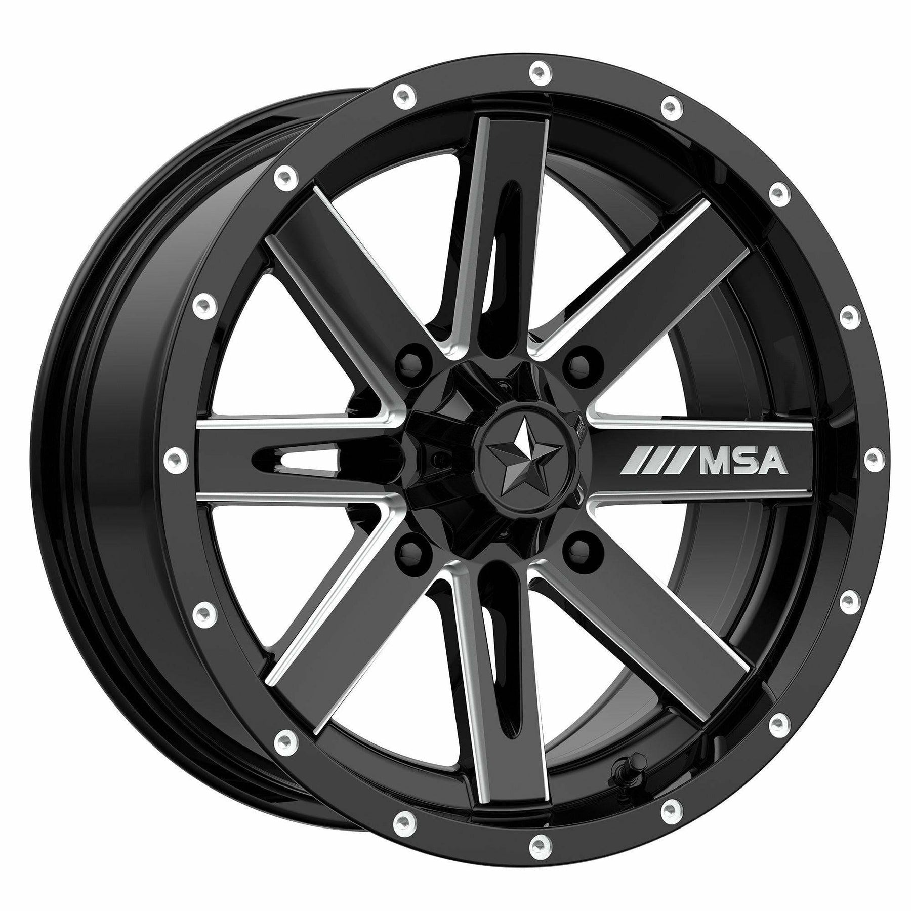 MSA Wheels M41 Boxer Wheel (Gloss Black Milled)