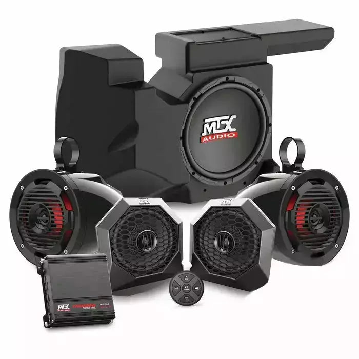 MTX Audio Polaris RZR Bluetooth Enabled 5 Speaker Audio Kit