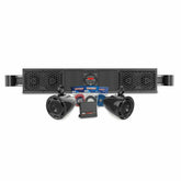 MTX Audio Yamaha Viking Bluetooth Overhead Sound Bar with 2 Amplified Cage Mount Speakers