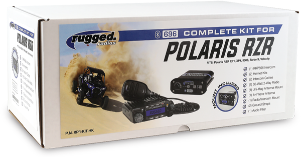 COMPLETE UTV KIT w/ BTU Headsets (Polaris XP1/Turbo)  XP1-KIT-BTU