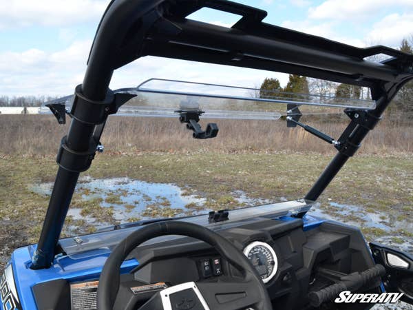 Polaris RZR XP Turbo Scratch Resistant Flip Windshield (2016+)