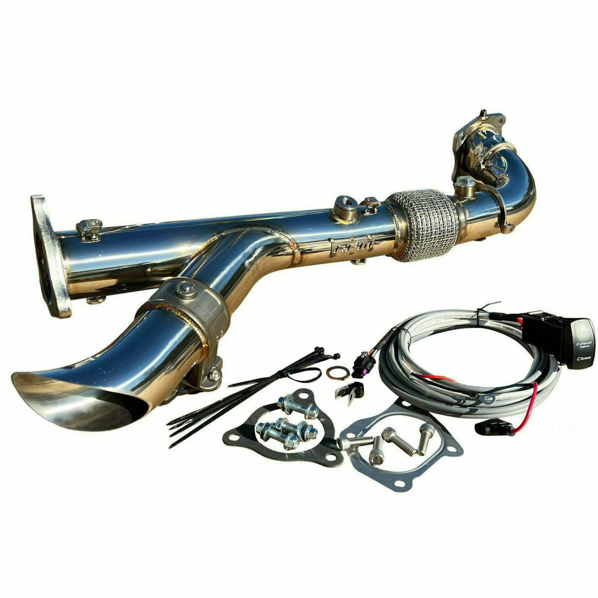 RPM Powersports Polaris RZR Turbo 2.5" Captain's Choice Electric Side Dump Exhaust