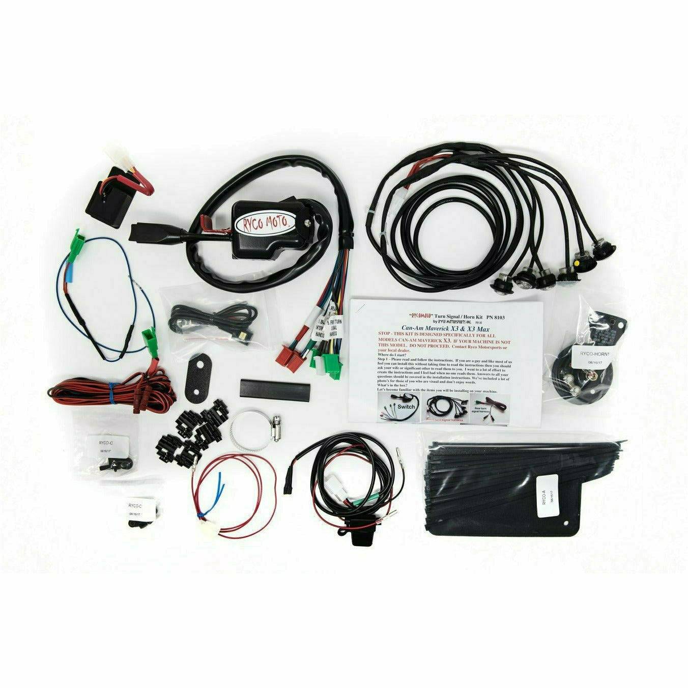 RYCO Can Am Maverick (2018+) Turn Signal/Horn Kit