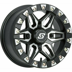 Sedona Split 6 Beadlock Wheel (Black Machined)