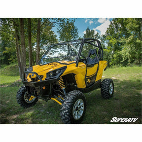 SuperATV Can Am Commander (2011-2020) Scratch Resistant Flip Down Windshield