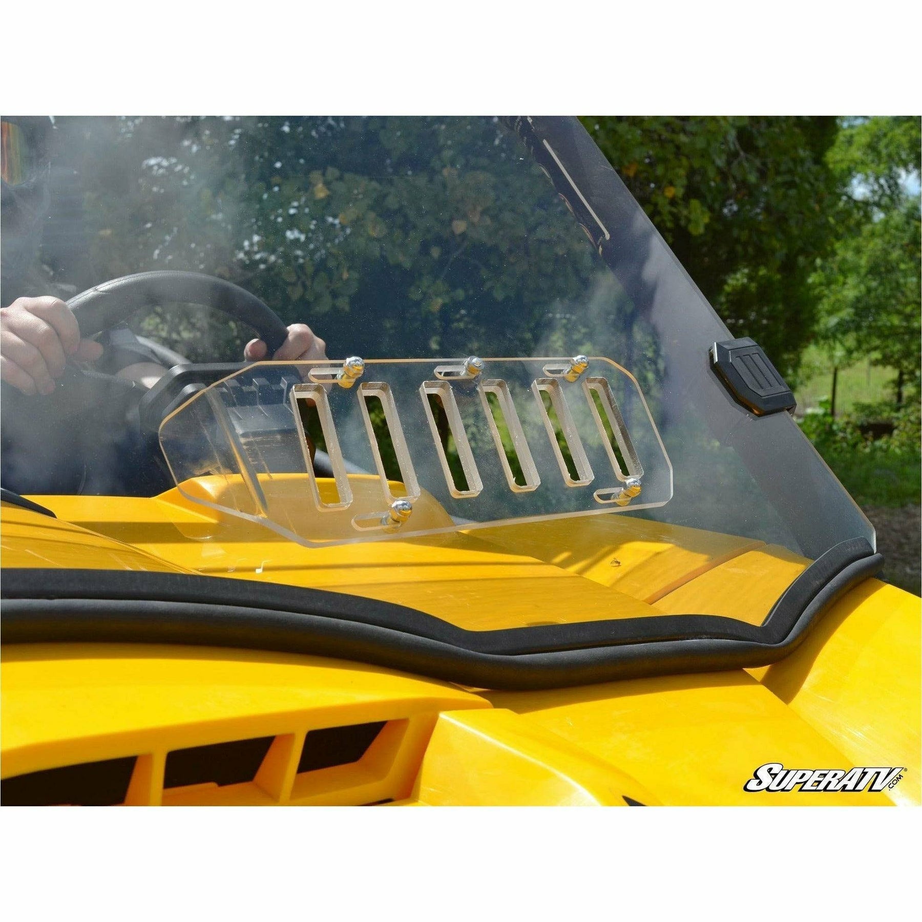 SuperATV Can Am Commander Scratch Resistant Vented Full Windshield