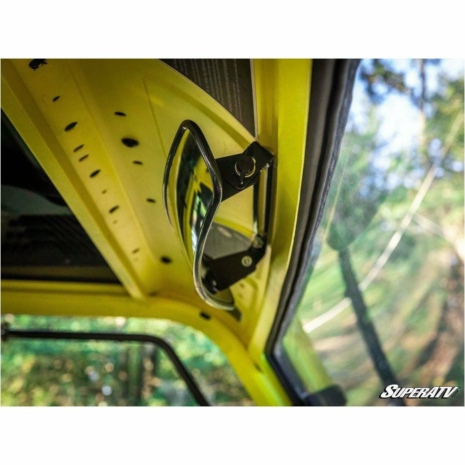 SuperATV Can Am Defender Curved Rear View Mirror