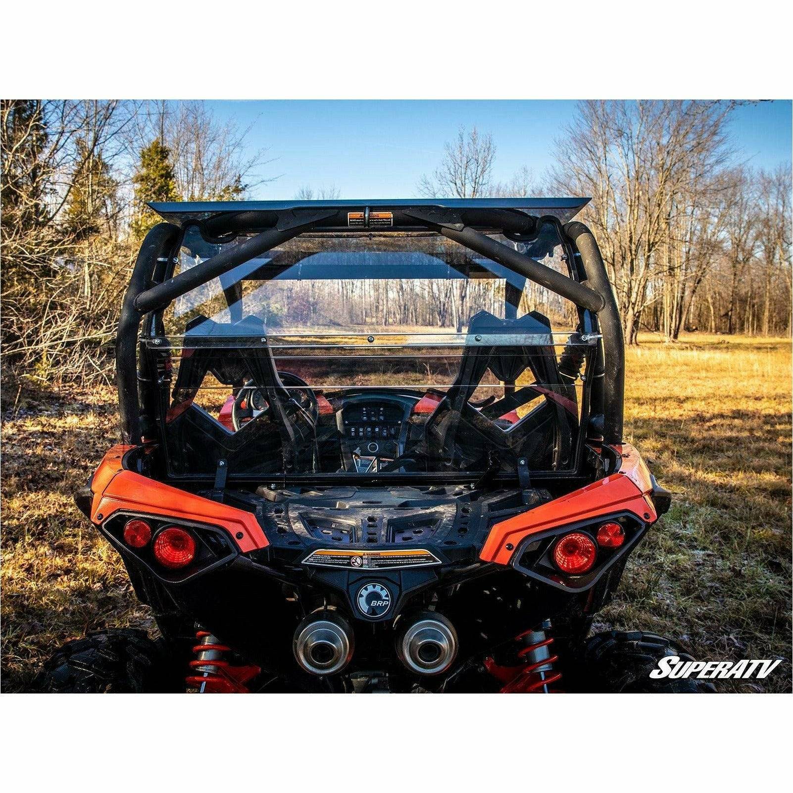 SuperATV Can Am Maverick Rear Windshield