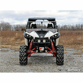 SuperATV Can Am Maverick Scratch Resistant Flip Windshield