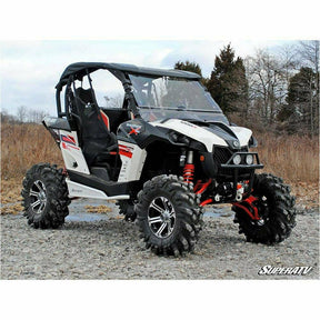 SuperATV Can Am Maverick Scratch Resistant Flip Windshield