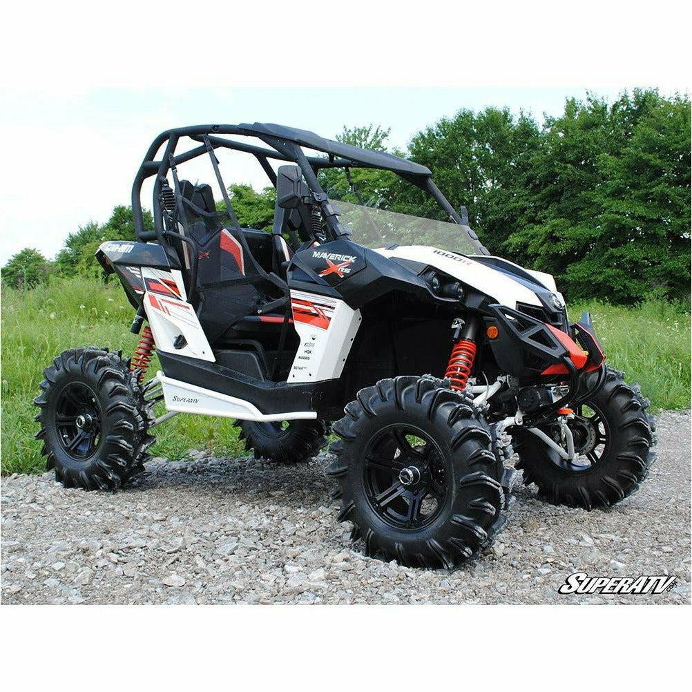 SuperATV Can Am Maverick Scratch Resistant Half Windshield