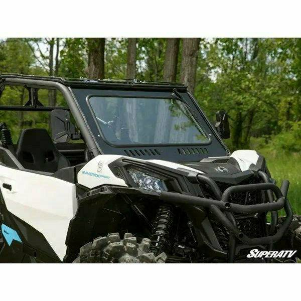 SuperATV Can Am Maverick Sport Glass Windshield