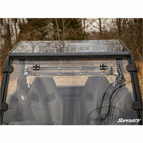 SuperATV Can Am Maverick Sport Scratch Resistant Vented Full Windshield