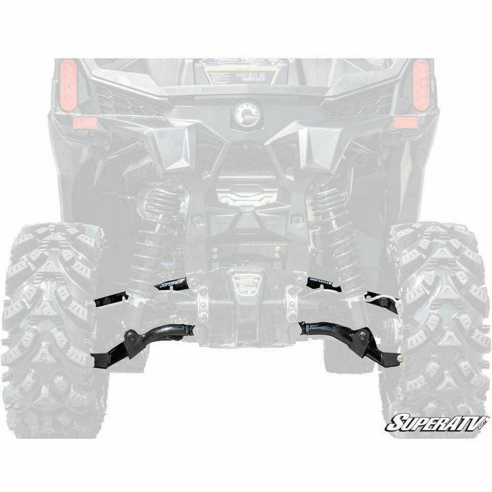 SuperATV Can Am Maverick Trail High Clearance 1.5" Rear Offset A-Arms