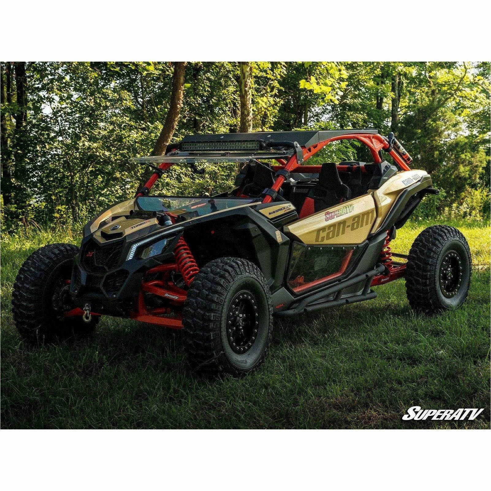 SuperATV Can Am Maverick X3 Clear Lower Doors