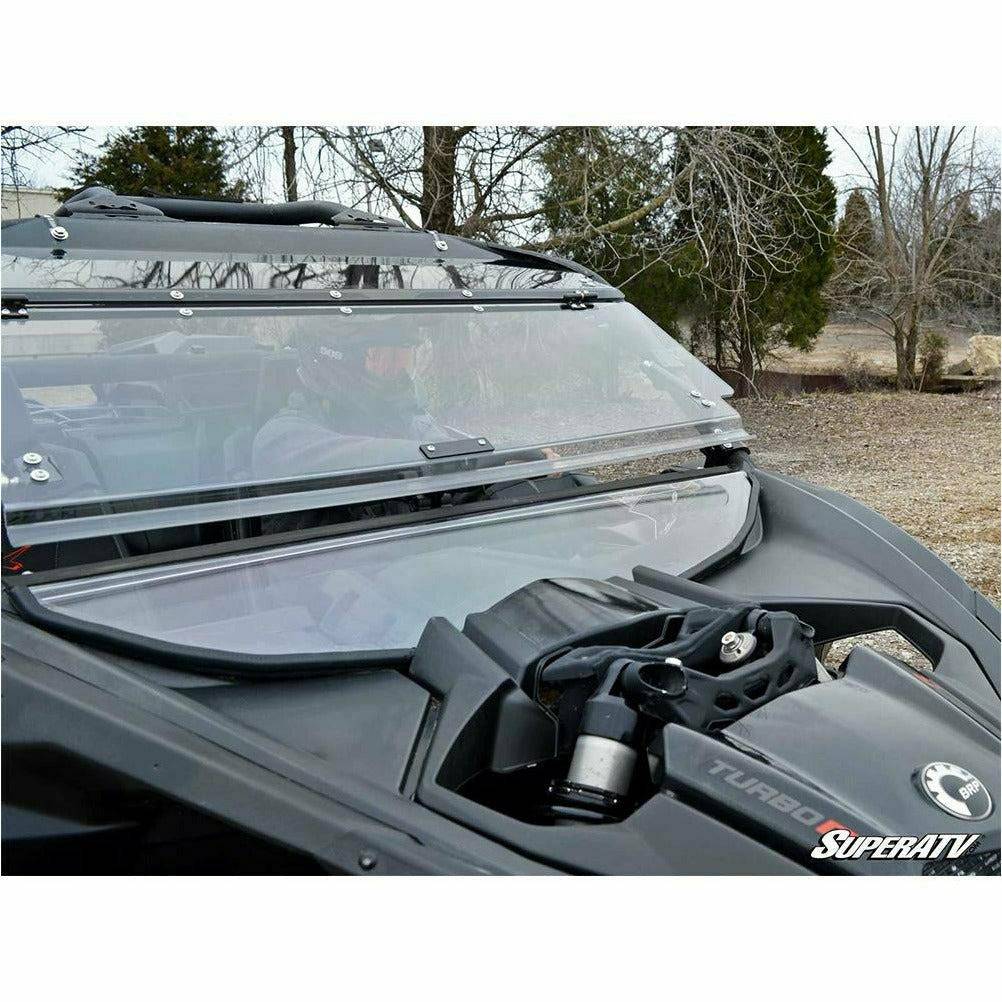 SuperATV Can Am Maverick X3 Flip Windshield