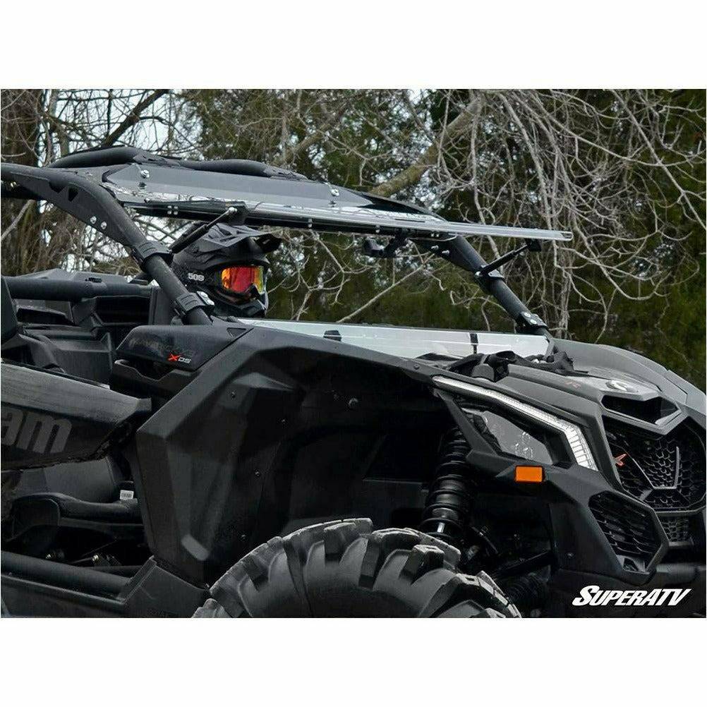 SuperATV Can Am Maverick X3 Flip Windshield