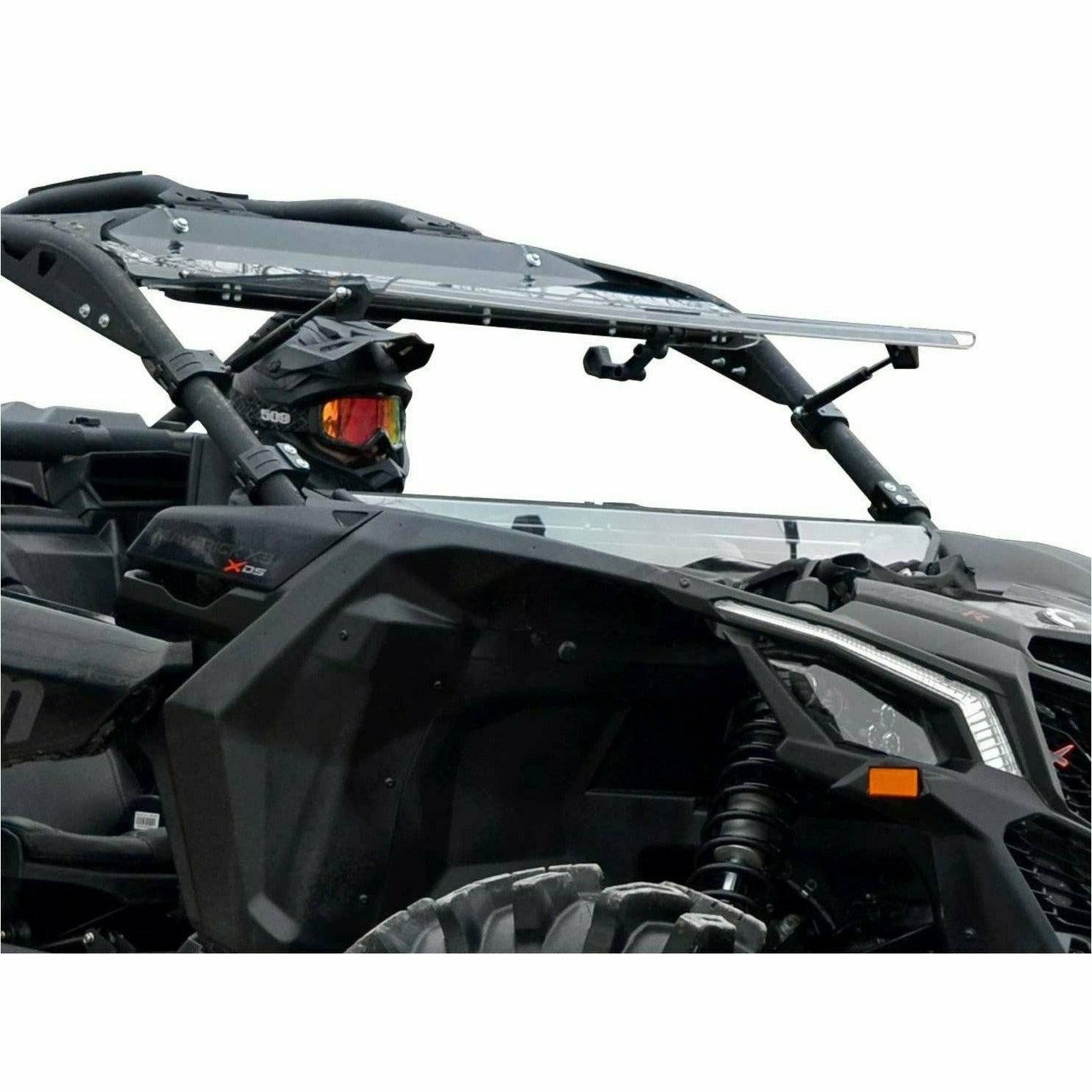 SuperATV Can Am Maverick X3 Flip Windshield