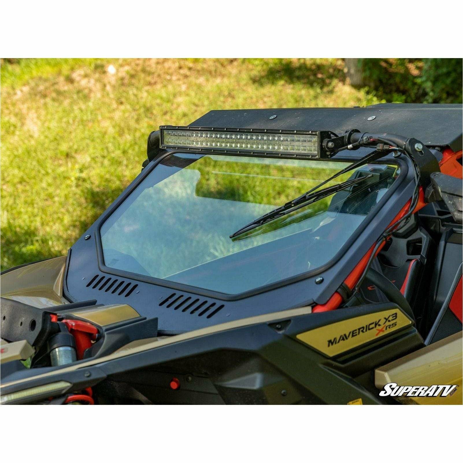 SuperATV Can Am Maverick X3 Glass Windshield