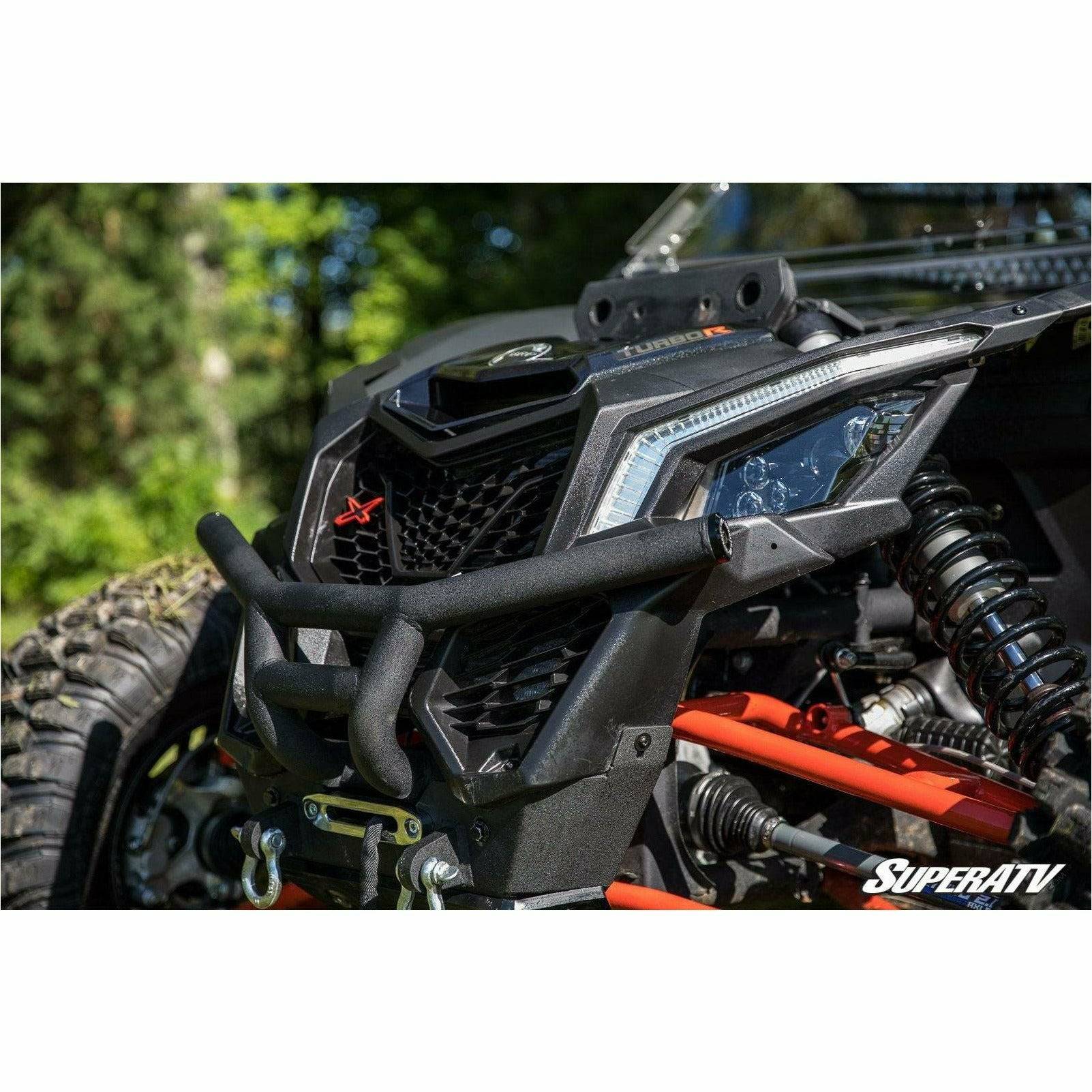 SuperATV Can Am Maverick X3 Winch Ready Front Bumper