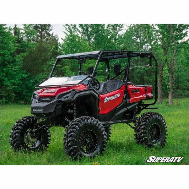 SuperATV Honda Pioneer 1000 Scratch Resistant Flip Down Windshield