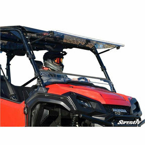 SuperATV Honda Pioneer 1000 Scratch Resistant Flip Windshield