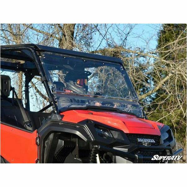 SuperATV Honda Pioneer 1000 Scratch Resistant Flip Windshield