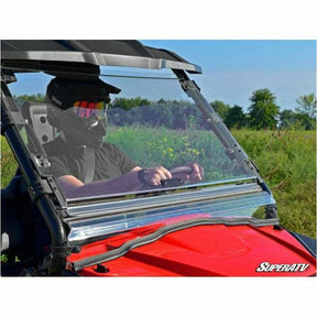 SuperATV Honda Pioneer 520 Scratch Resistant Flip Windshield