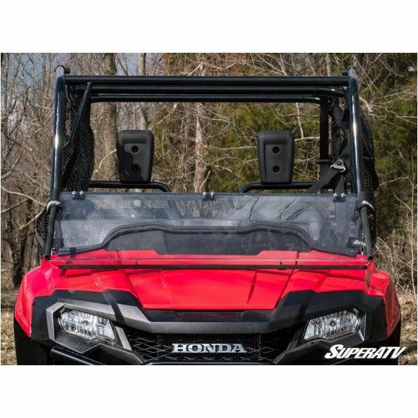 SuperATV Honda Pioneer 700 Scratch Resistant Flip Down Windshield