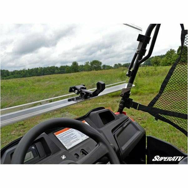 SuperATV Honda Pioneer 700 Scratch Resistant Flip Windshield