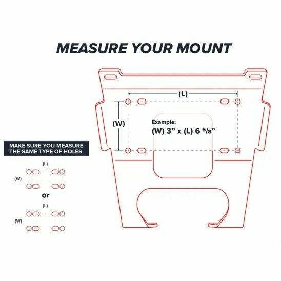 SuperATV Kawasaki KRX Winch Mounting Plate