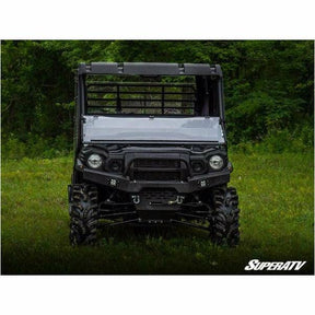 SuperATV Kawasaki Mule Pro Scratch Resistant Flip Down Windshield