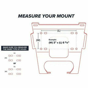 SuperATV Kawasaki Mule Pro Winch Mounting Plate