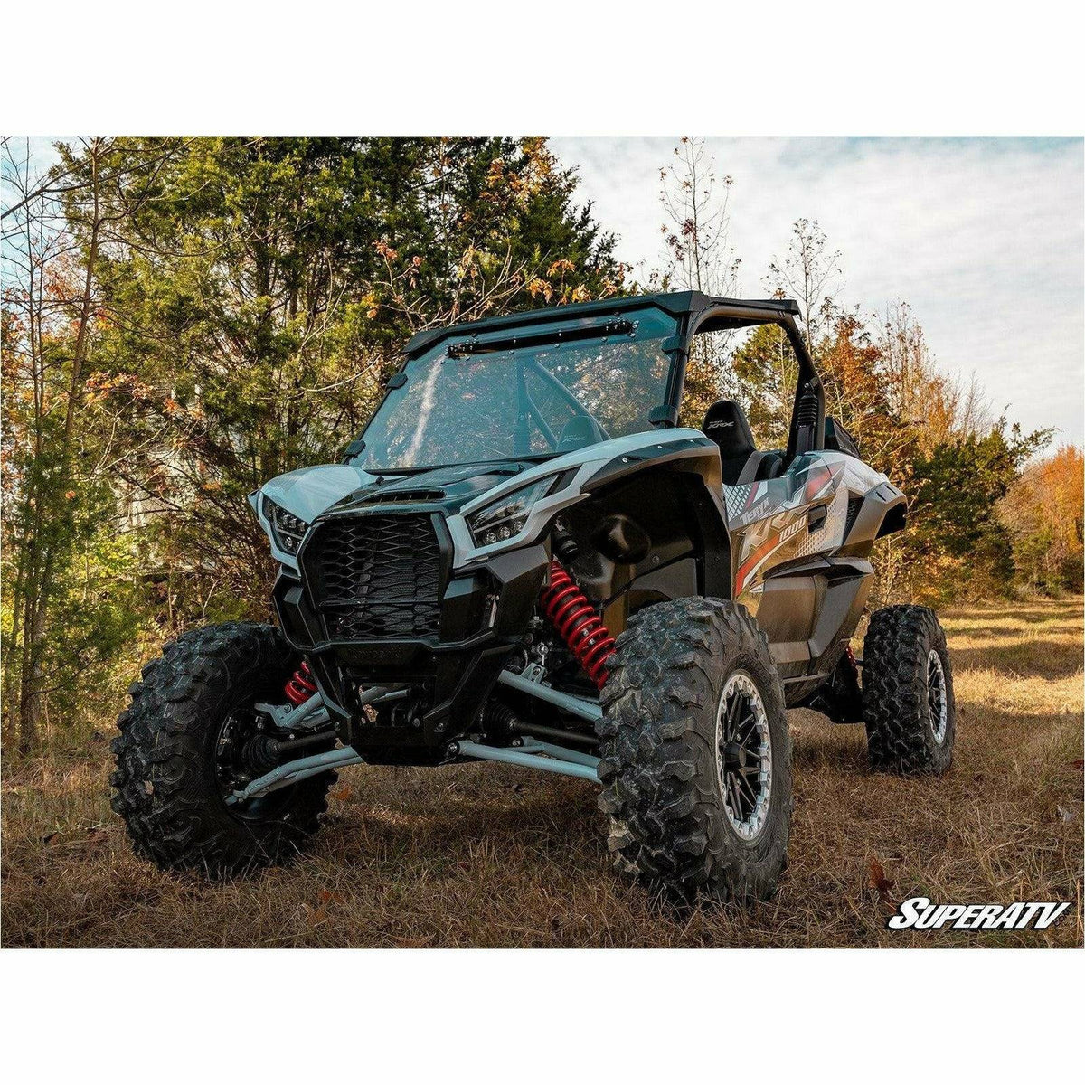 SuperATV Kawasaki KRX Scratch Resistant Vented Full Windshield