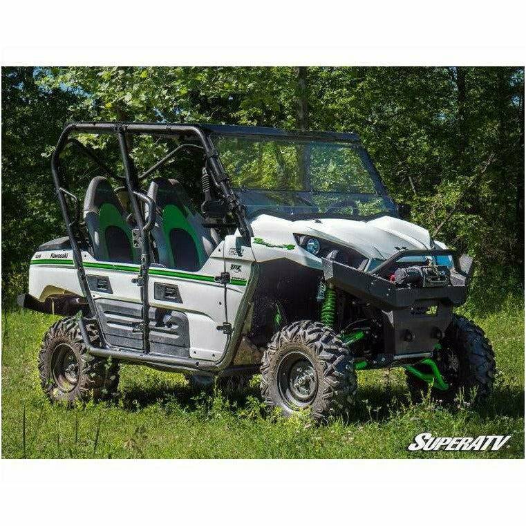 SuperATV Kawasaki Teryx Scratch Resistant Flip Down Windshield