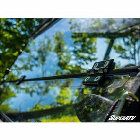 SuperATV Kawasaki Teryx Scratch Resistant Flip Down Windshield