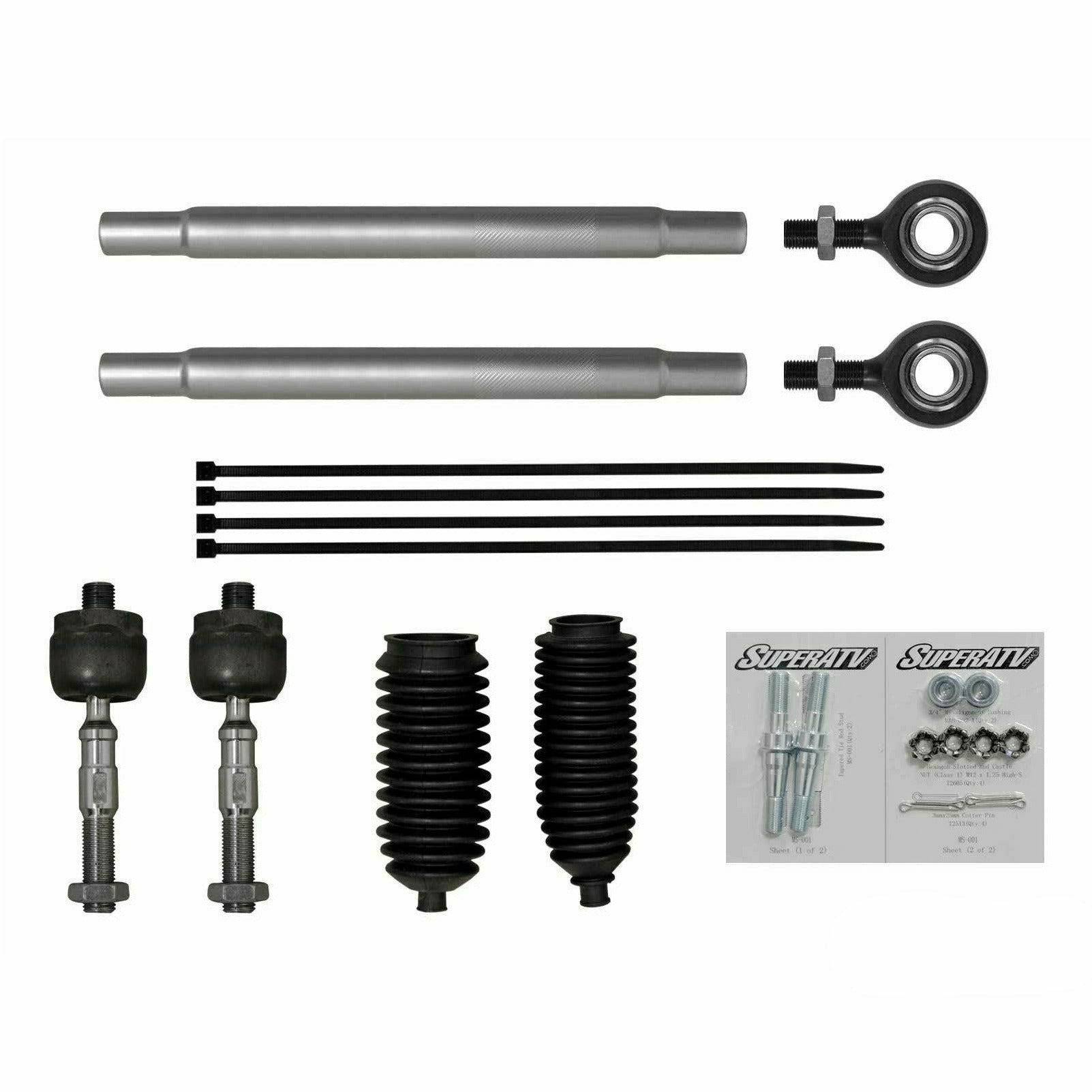 SuperATV Polaris General 1000 Heavy Duty Tie Rod Kit